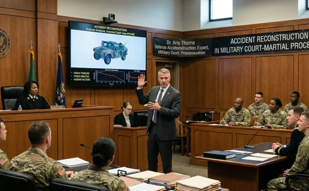 Accident Reconstruction in Military Court-Martial Proceedings: What JAG Attorneys Need to Know