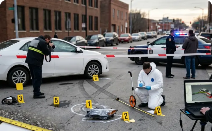 Hit-and-Run Reconstruction: Physical Evidence, Vehicle Identification, and Driver Identification