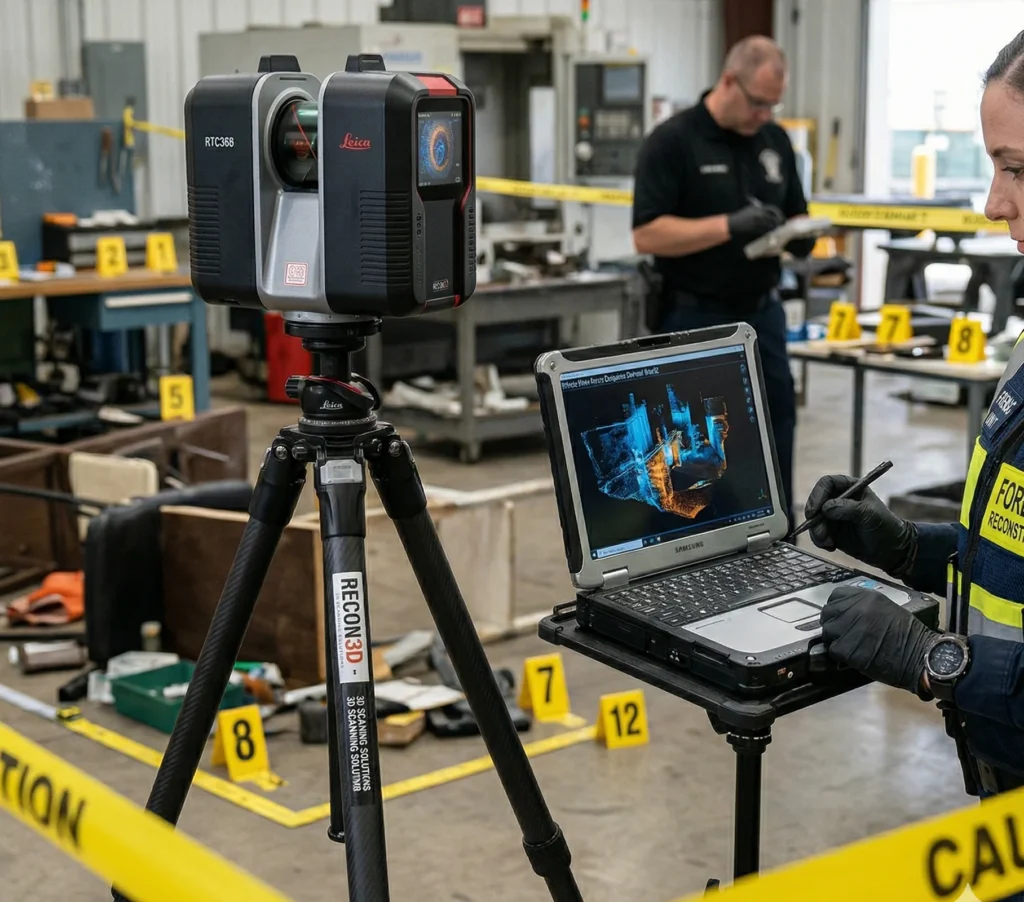 3D laser scanning with RECON3D technology