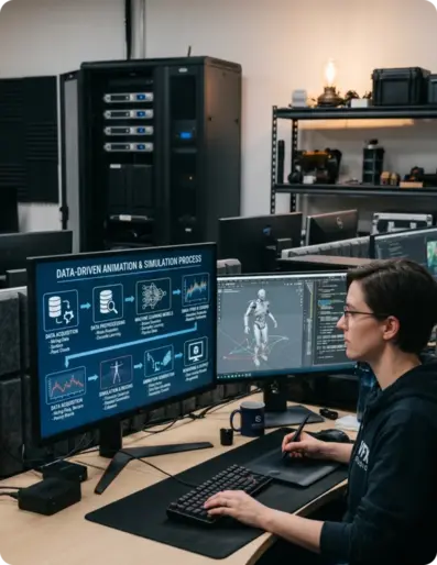Data-driven animation and scientific methodology