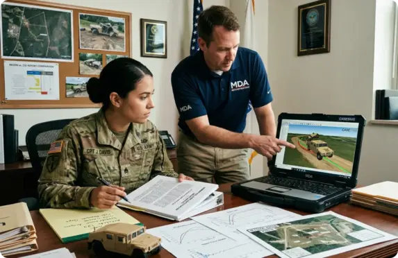 Forensic reconstruction expert for military court-martial proceedings