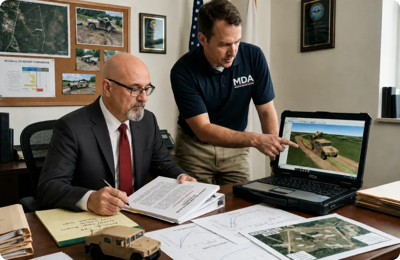 military forensic expert